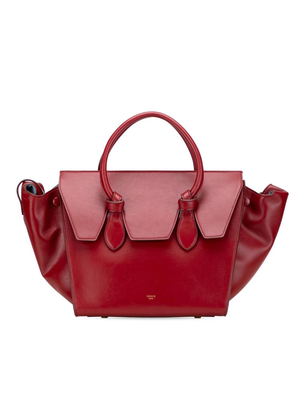 Celine Small Leather Tie Tote Pre-Loved #362260C77B